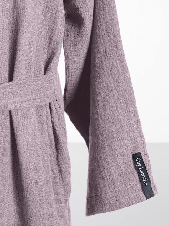 Guy Laroche Supreme Collar Bathrobe Amethyst