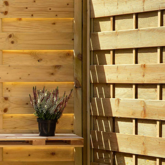 Showood Holz Gartentor in Beige Farbe 1.8x1m