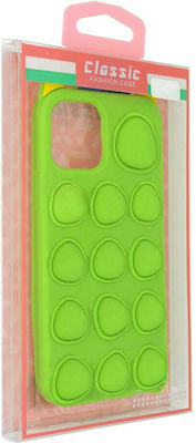 Ancus Pop It Silicone Back Cover with Strap Green (iPhone 11)