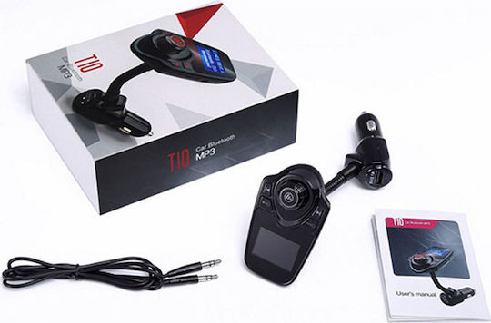Factory FM Transmitter Αυτοκινήτου T10 με Bluetooth / USB