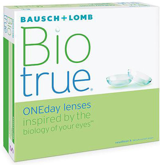 Bausch & Lomb Biotrue ONEDay 90 Daily Contact Lenses Hydrogel with UV Protection