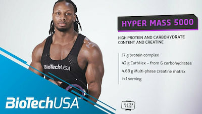 Biotech USA Hyper Mass Carb Fusion Drink Powder με Γεύση Caramel Cappuccino 4kg