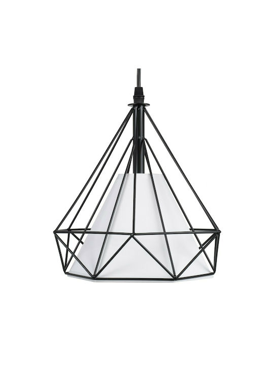 GloboStar Eiffel Pendant Light Black Rail with Socket E27 68x25x130cm