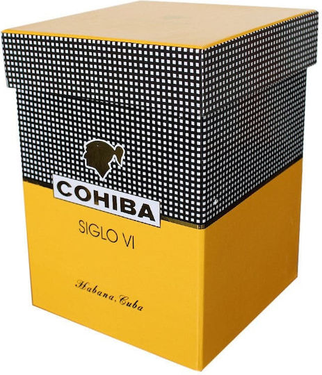 Cohiba Cigar Humidifier Ceramic Case for 25 Cigars 13x13x20cm