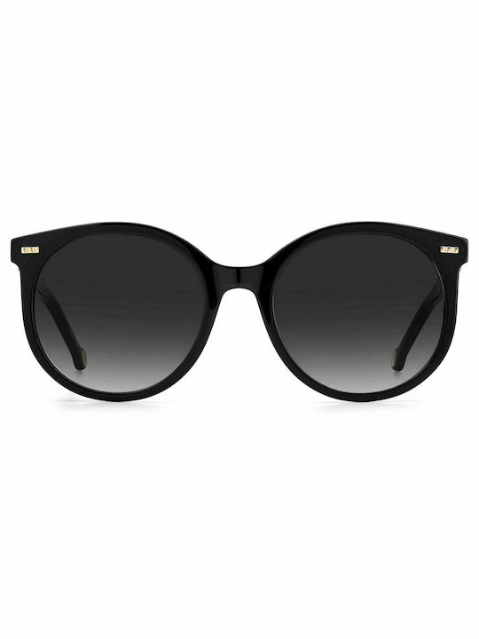 Carolina Herrera Women's Sunglasses with Black Plastic Frame and Black Lens CH 0046/S 3H2/9O