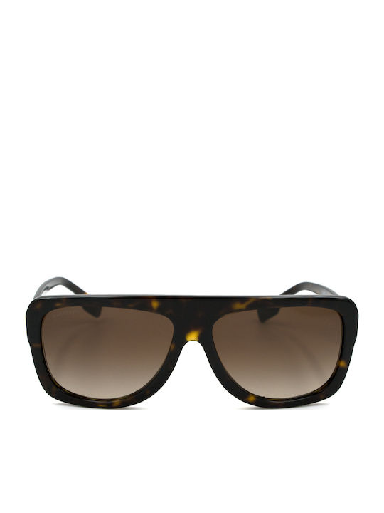 Burberry Joan Women's Sunglasses with Brown Tartaruga Plastic Frame and Brown Gradient Lens BE4362 300213