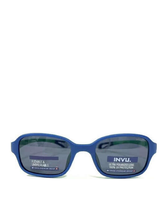 Invu Παιδικά Γυαλιά Ηλίου με Polarized Φακό Μπλε