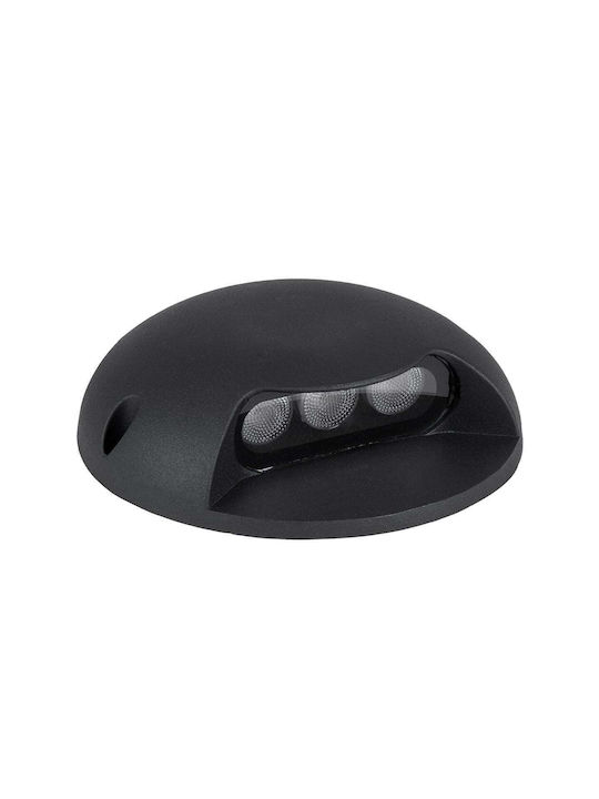GloboStar Stepluna Outdoor Floor Lamp LED Wall Washer 6W RGB IP65 Black