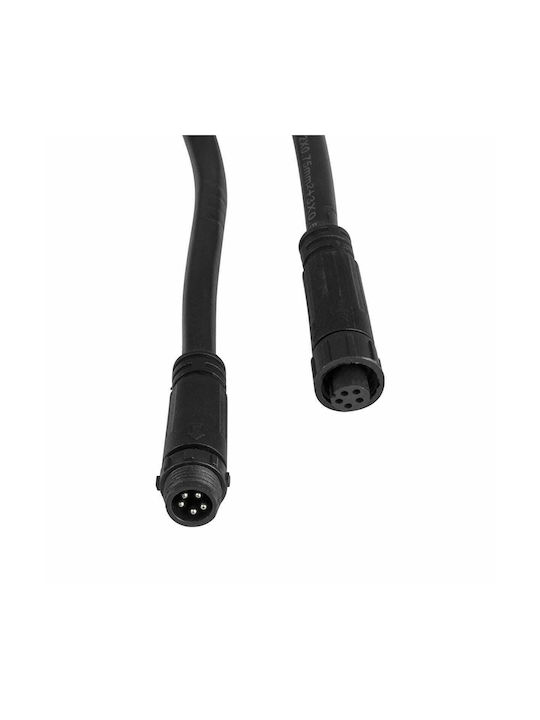 GloboStar Stepluna Outdoor Floor Lamp LED Wall Washer 6W RGB IP65 Black