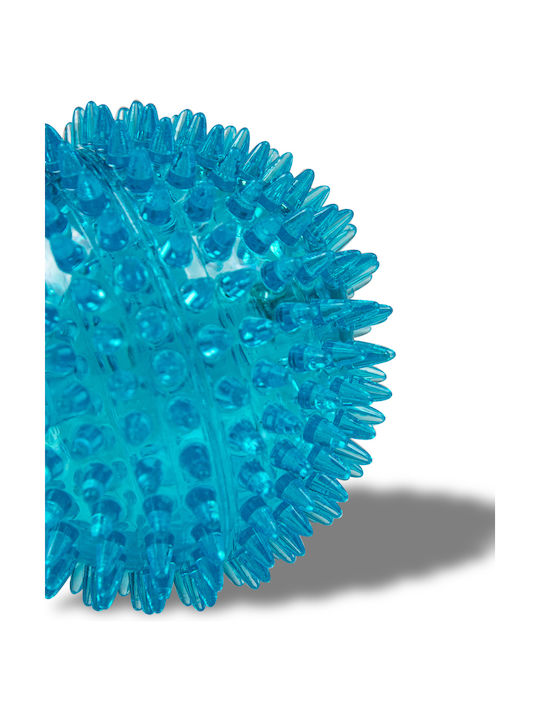 Ferribiella Squeak & Light Rope Ball Toy Dog 9εκ. Blue 1pcs