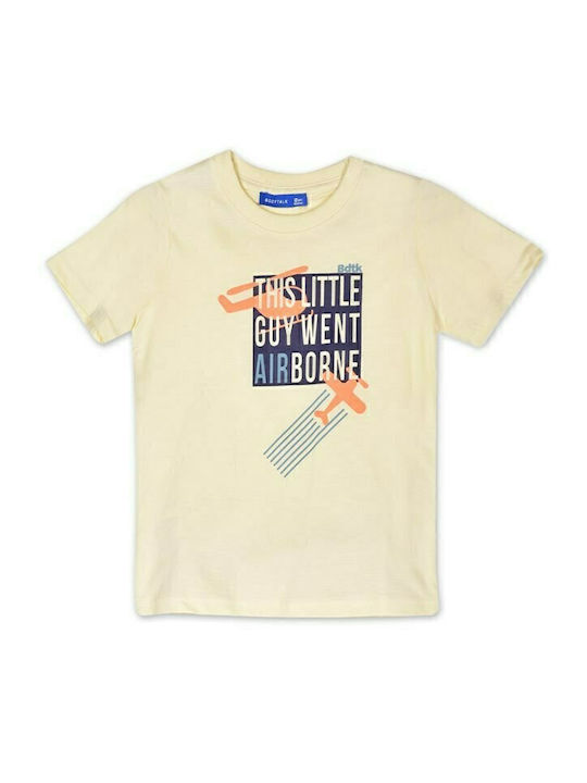 Kids' Set with Shorts Summer 2pcs Beige Butter