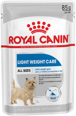 Royal Canin Light Weight Care Diet Wet Dog Food Pouch with Meat 6 x 85gr