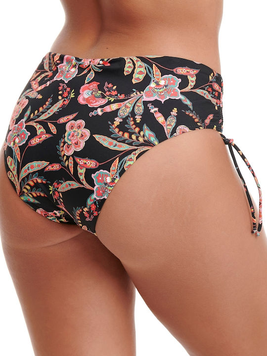 Set Bikini Floral Μαύρο