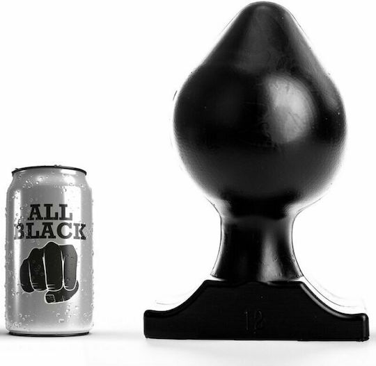 All Black Plug Anal Plug Black 22.5cm