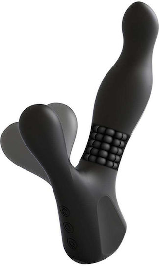 Doc Johnson OptiMALE Rimming P-Massager Vibrator Anal Black 17.78cm