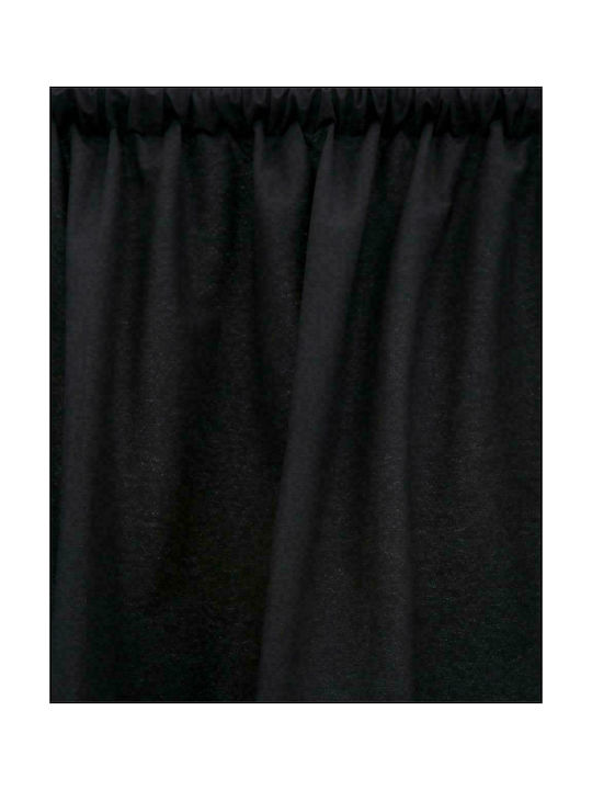 Pennie Tunnel Curtain Elsa Panama Μαύρο 140x260εκ.