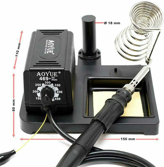 Aoyue 469 Σταθμός Κόλλησης Ρεύματος 35W με Ρύθμιση Θερμοκρασίας