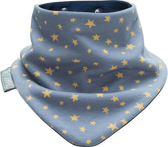 Cheeky Chompers Μπαντάνα από 100% Βαμβάκι με Κουμπί Neckerbib Cheeky Animals & Midnight Stars για 2 m+ 2τμχ
