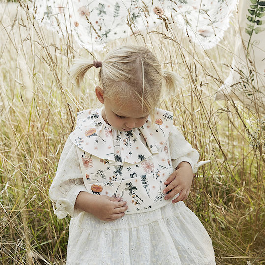 Elodie Details Meadow Blossom Lätzchen Stoff mit Bügelverschluss und Schlaufe & Tasche Mehrfarbig für 3 m+
