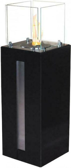 EcoHot Bio Stand 02 IB Под Биоетанолова камина Вътрешно / Външно пространство Black-Inox 35x35x102см