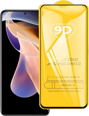 Wozinsky Super Tough Full Glue Full Face Tempered Glass Μαύρο (Redmi Note 11 Pro)