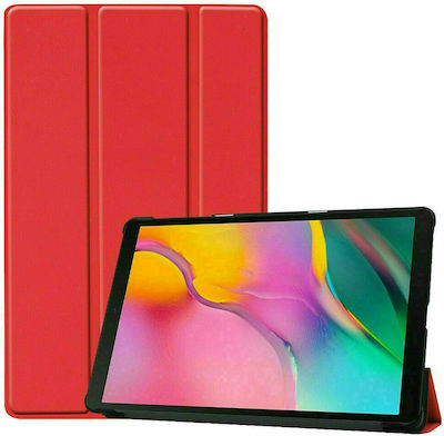 Trifold Flip Cover Piele artificială Roșu (Galaxy Tab A8)