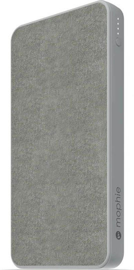 Mophie Powerstation Fabric 10000mAh with USB-A and USB-C Output Ports Grey