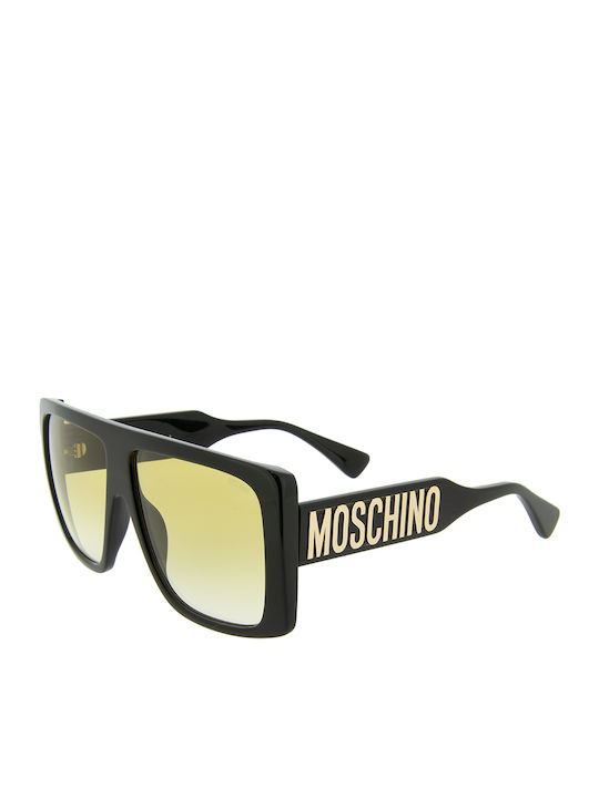 Moschino Γυαλιά Ηλίου Μαύρα με Κοκκάλινο Σκελετό Moschino Γυαλιά Ηλίου Μαύρα με Κοκκάλινο Σκελετό