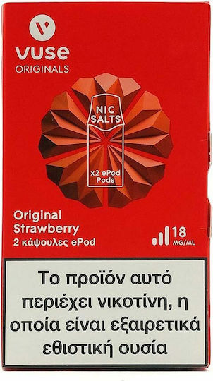 Vuse ePod Original Strawberry Poduri de schimb 1.9ml 2buc