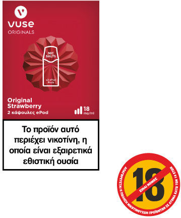 Vuse ePod Original Strawberry Poduri de schimb 1.9ml 2buc