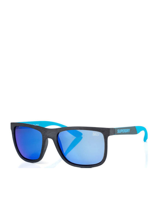 Superdry RunnerX Sunglasses Μαύρα with Acetate Frame & Light Blue Lens Superdry RunnerX Sunglasses Μαύρα with Acetate Frame & Light Blue Lens