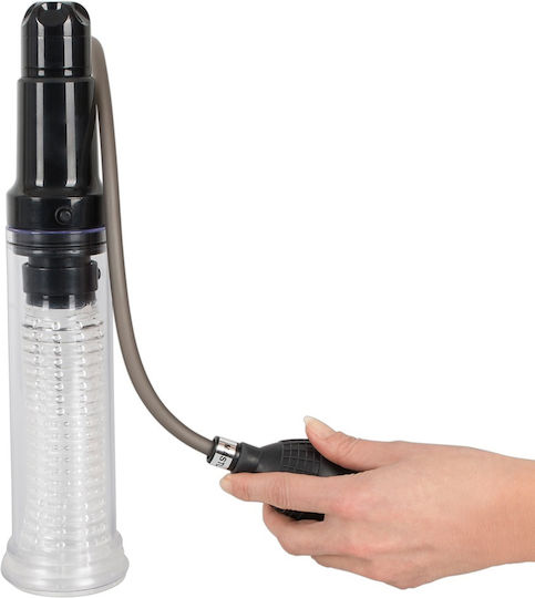 You2Toys Vibrating Multi Pump 2 In 1 Masturbator Τρόμπα Πέους με Δόνηση Διάφανη