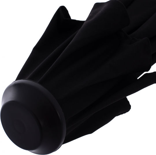 Professional Round Metal Parasol Darwin Black Φ2.35xH2.4m