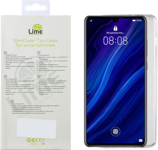 Lime Back Cover Silicon Transparent (Huawei P30)