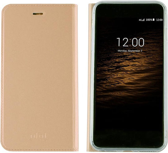 Idol 1991 Prime Magnet Book Δερματίνης Χρυσό (Galaxy Note 9)