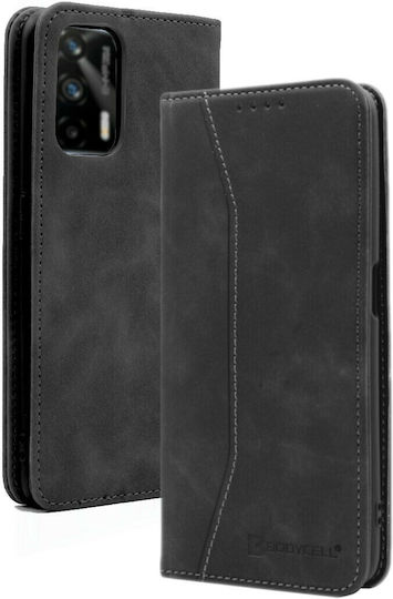 Bodycell PU Leather Wallet Synthetic Leather Black (Realme GT 5G)