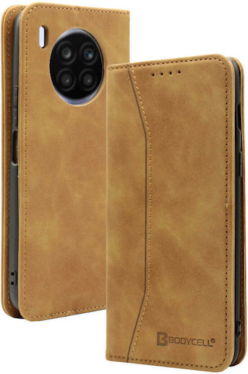 Bodycell Book Δερματίνης Καφέ (Honor 50 Lite)