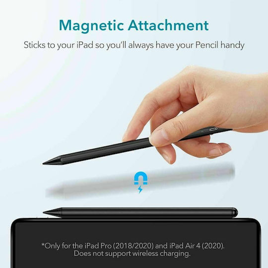 ESR Digital+ Magnetic Stylus Pen Digital with Palm Rejection for iPad in Black color