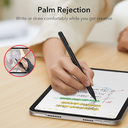 ESR Digital+ Magnetic Stylus Pen Digital with Palm Rejection for iPad in Black color