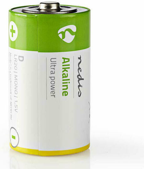 Nedis Alkaline Batterien D 1.5V 2Stück