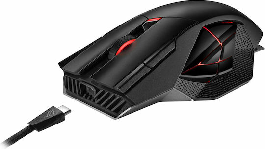 Asus ROG Spatha X Ασύρματο RGB Gaming Ποντίκι 19000 DPI Μαύρο