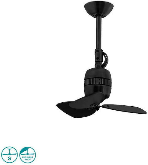 Faro Barcelona Vedra S Ανεμιστήρας Οροφής 46cm Μαύρος