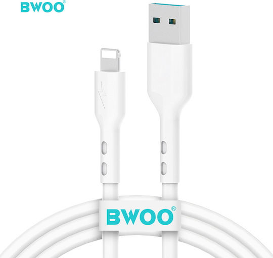 BWOO X172L USB to Lightning Cable Λευκό 1m (X172L)