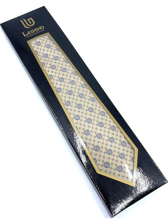 Legend Accessories Set Cravate Bărbați Sintetic Tipărit Bej