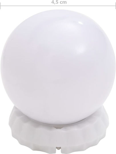 vidaXL USB Vanity Mirror LED Light Warm to Cool White 5V