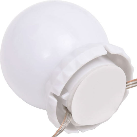 vidaXL USB Vanity Mirror LED Light Warm to Cool White 5V