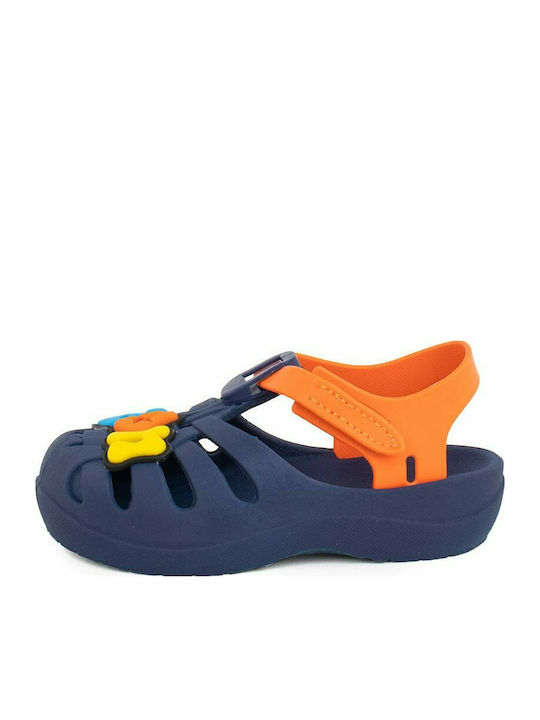 Summer Παιδικά Ανατομικά Παπουτσάκια Θαλάσσης Navy Μπλε