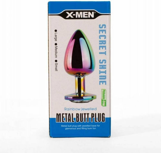 X-Men X-Men Secret Shine Анален Щепсел Large Дъга 9.5см