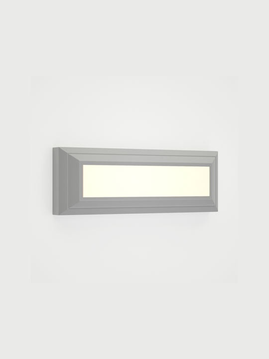 Inlight Willoughby Wandmontierte Außen-Deckenleuchte LED IP65 4W mit Warmweiß Licht 22x8x8εκ.