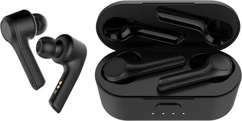 Toshiba Airpro In-ear Bluetooth Handsfree Ακουστικά με Θήκη Φόρτισης Μαύρα